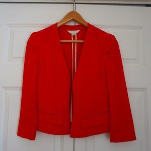 Women Blazer - Bright Orange, Fits extra small to small, from Korean Boutique
